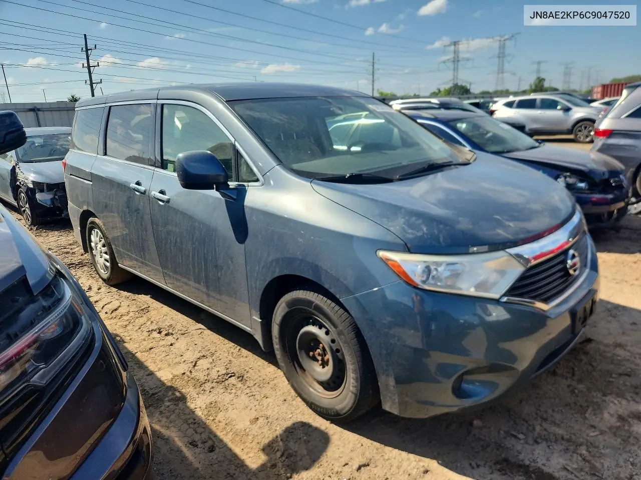 2012 Nissan Quest 3.5 S VIN: JN8AE2KP6C9047520 Lot: 58536786