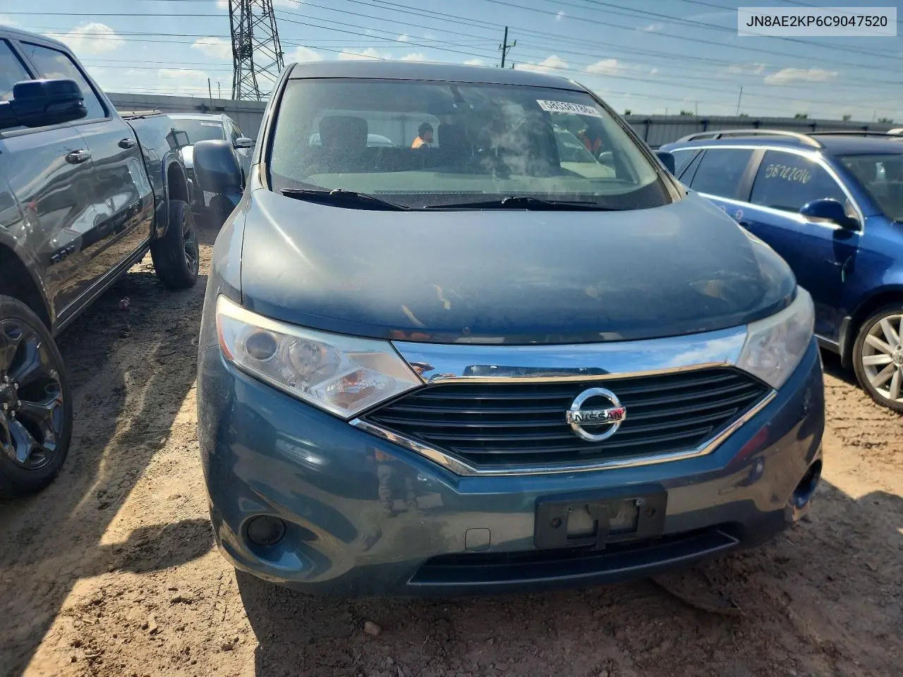 2012 Nissan Quest 3.5 S VIN: JN8AE2KP6C9047520 Lot: 58536786
