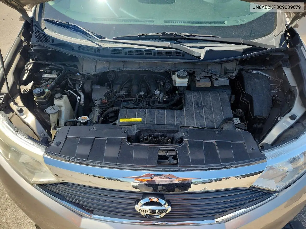 2012 Nissan Quest S/Sv/Sl/Le VIN: JN8AE2KP3C9039679 Lot: 59321136
