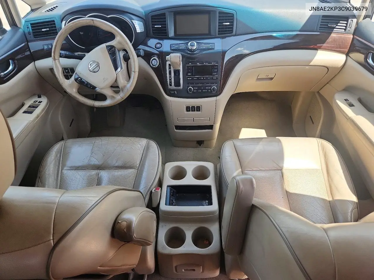 2012 Nissan Quest S/Sv/Sl/Le VIN: JN8AE2KP3C9039679 Lot: 59321136