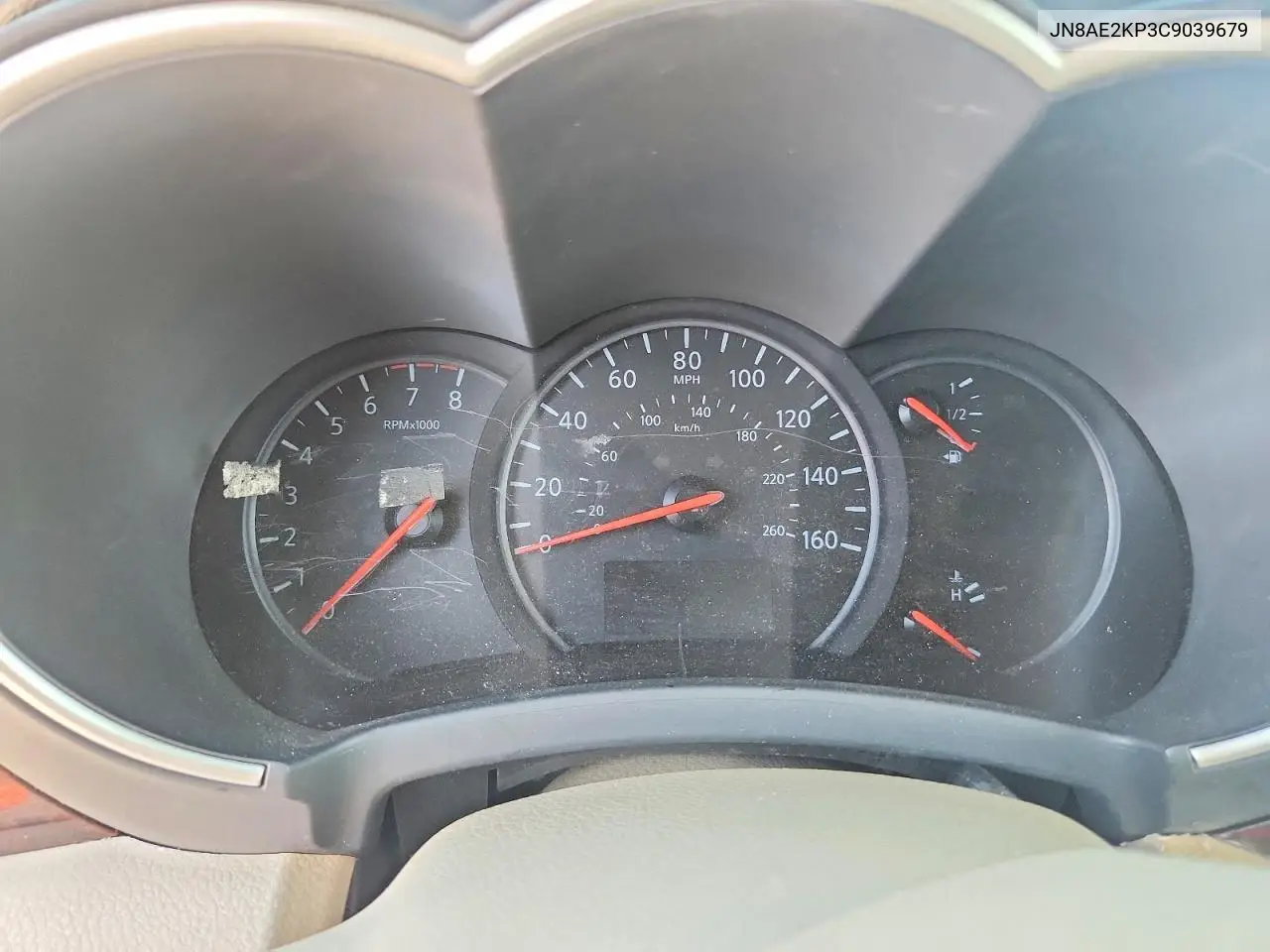 2012 Nissan Quest S/Sv/Sl/Le VIN: JN8AE2KP3C9039679 Lot: 59321136