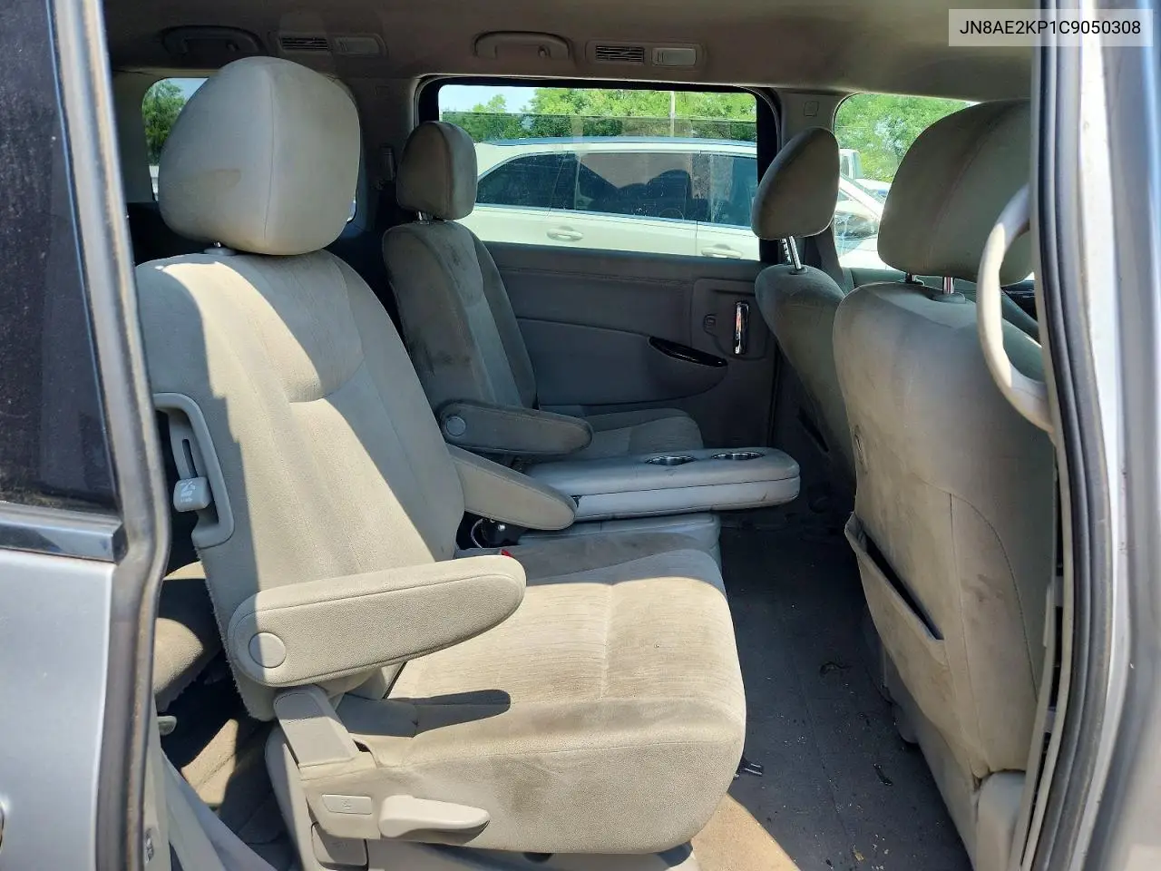 2012 Nissan Quest 3.5 S VIN: JN8AE2KP1C9050308 Lot: 59623096