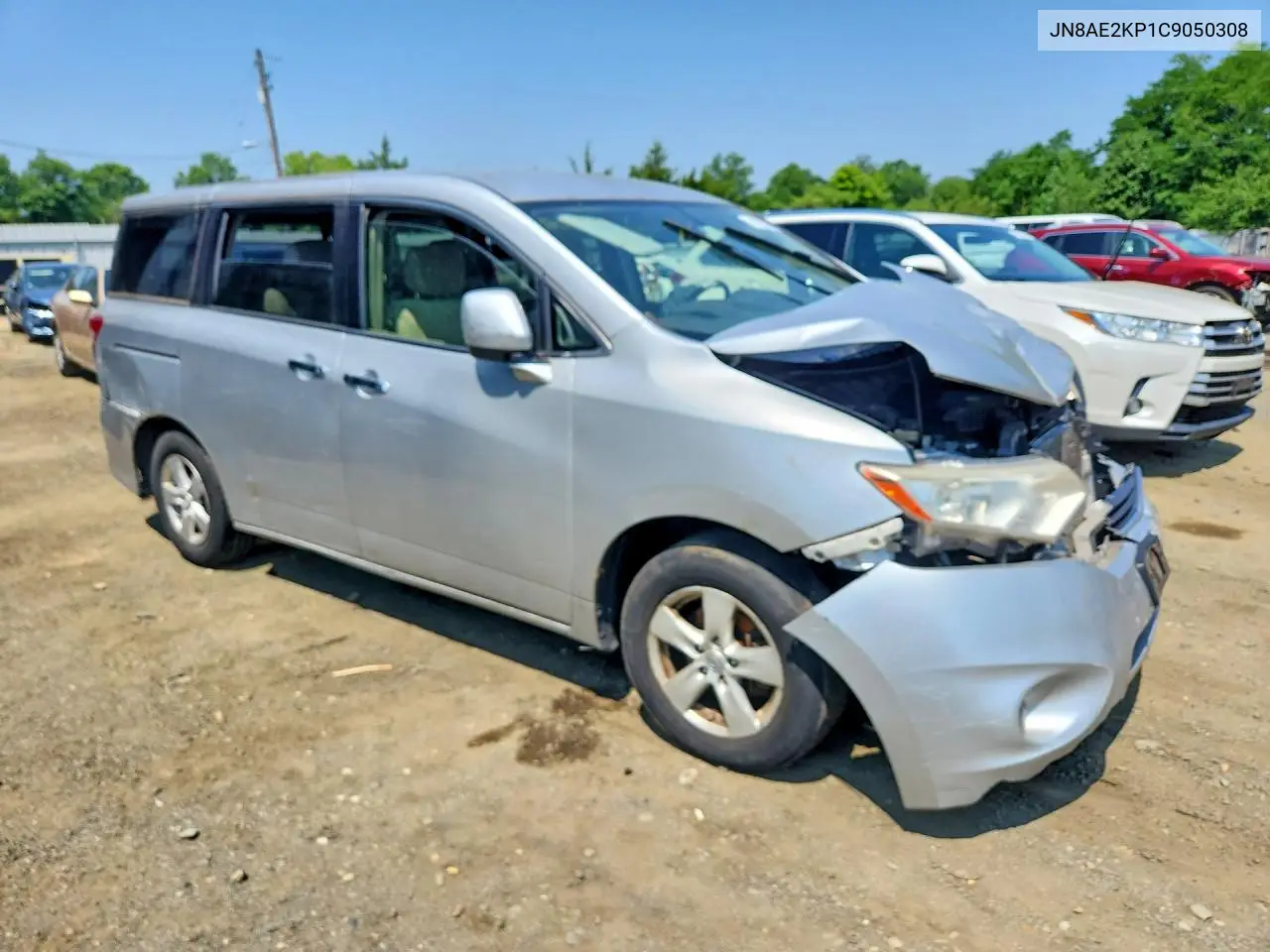 2012 Nissan Quest 3.5 S VIN: JN8AE2KP1C9050308 Lot: 59623096