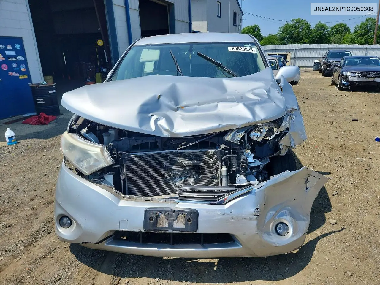 2012 Nissan Quest 3.5 S VIN: JN8AE2KP1C9050308 Lot: 59623096