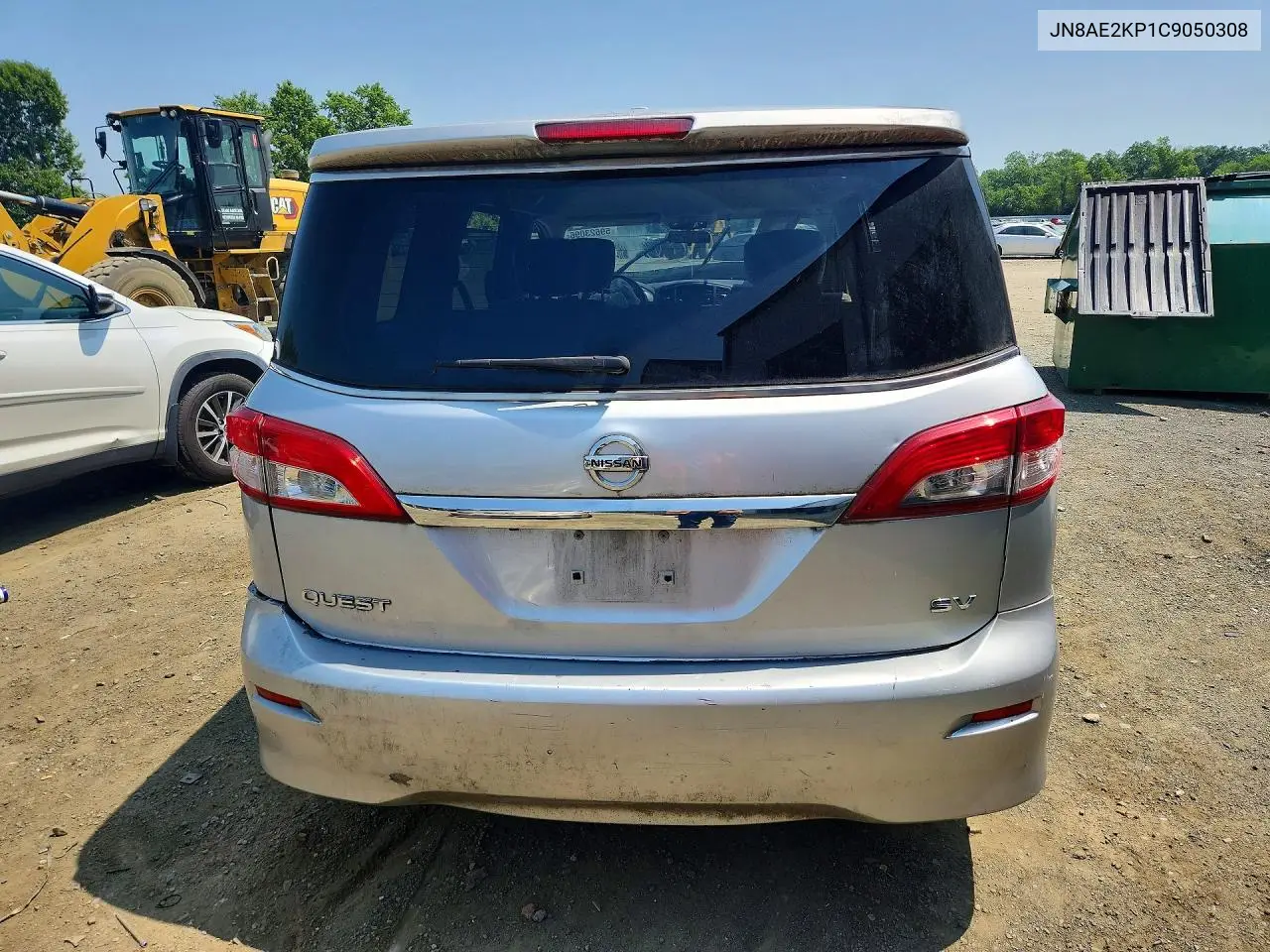 2012 Nissan Quest 3.5 S VIN: JN8AE2KP1C9050308 Lot: 59623096