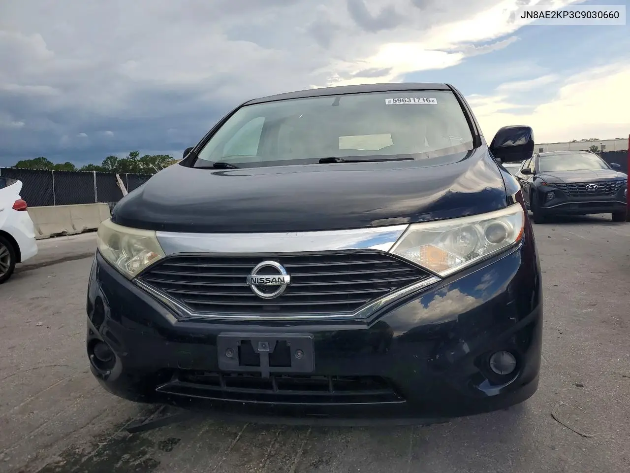 2012 Nissan Quest 3.5 S VIN: JN8AE2KP3C9030660 Lot: 59631716
