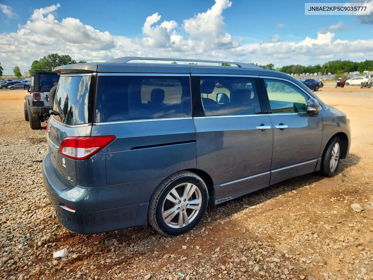 2012 Nissan Quest 3.5 S VIN: JN8AE2KP5C9035777 Lot: 60756786