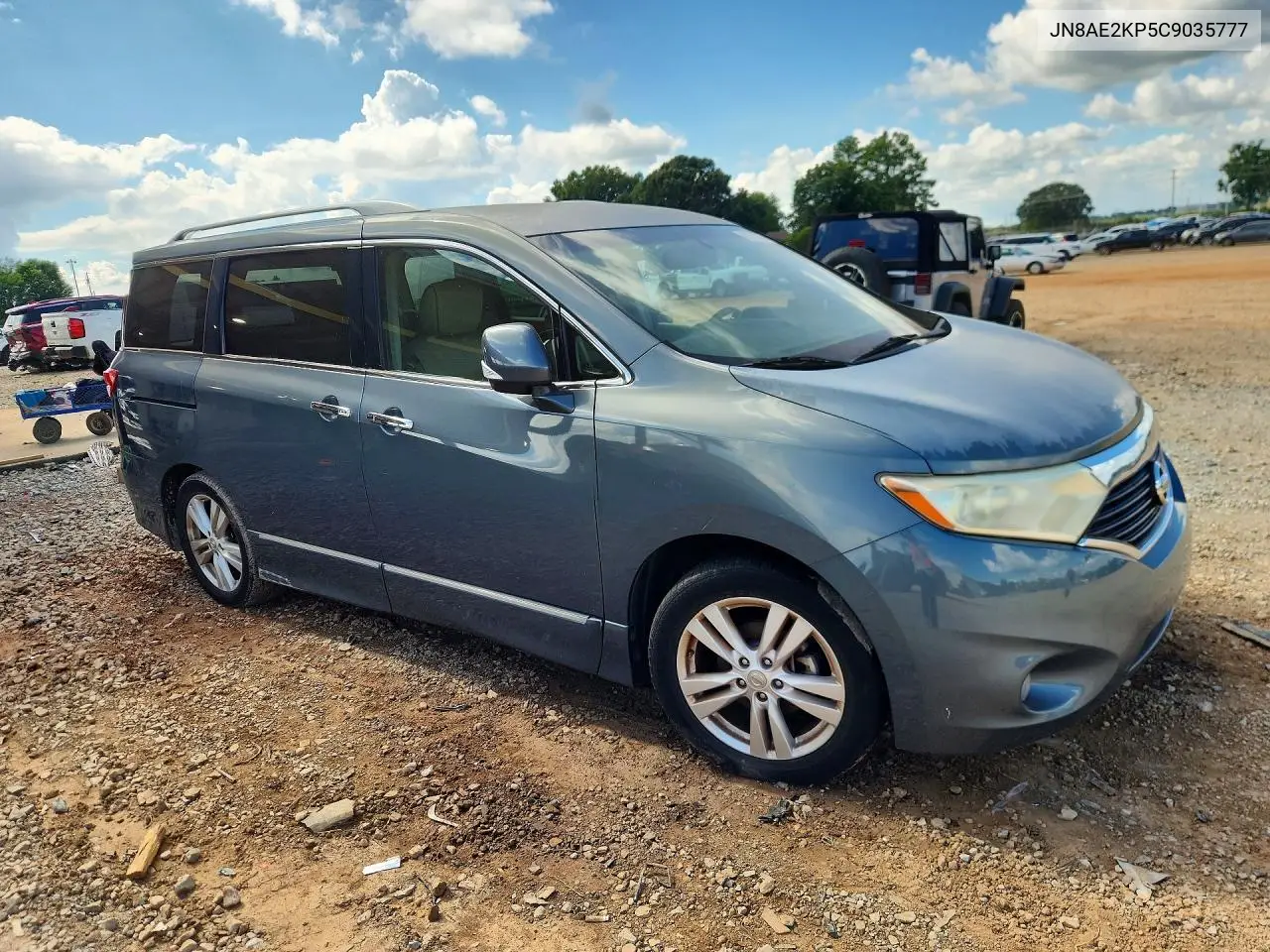 2012 Nissan Quest 3.5 S VIN: JN8AE2KP5C9035777 Lot: 60756786