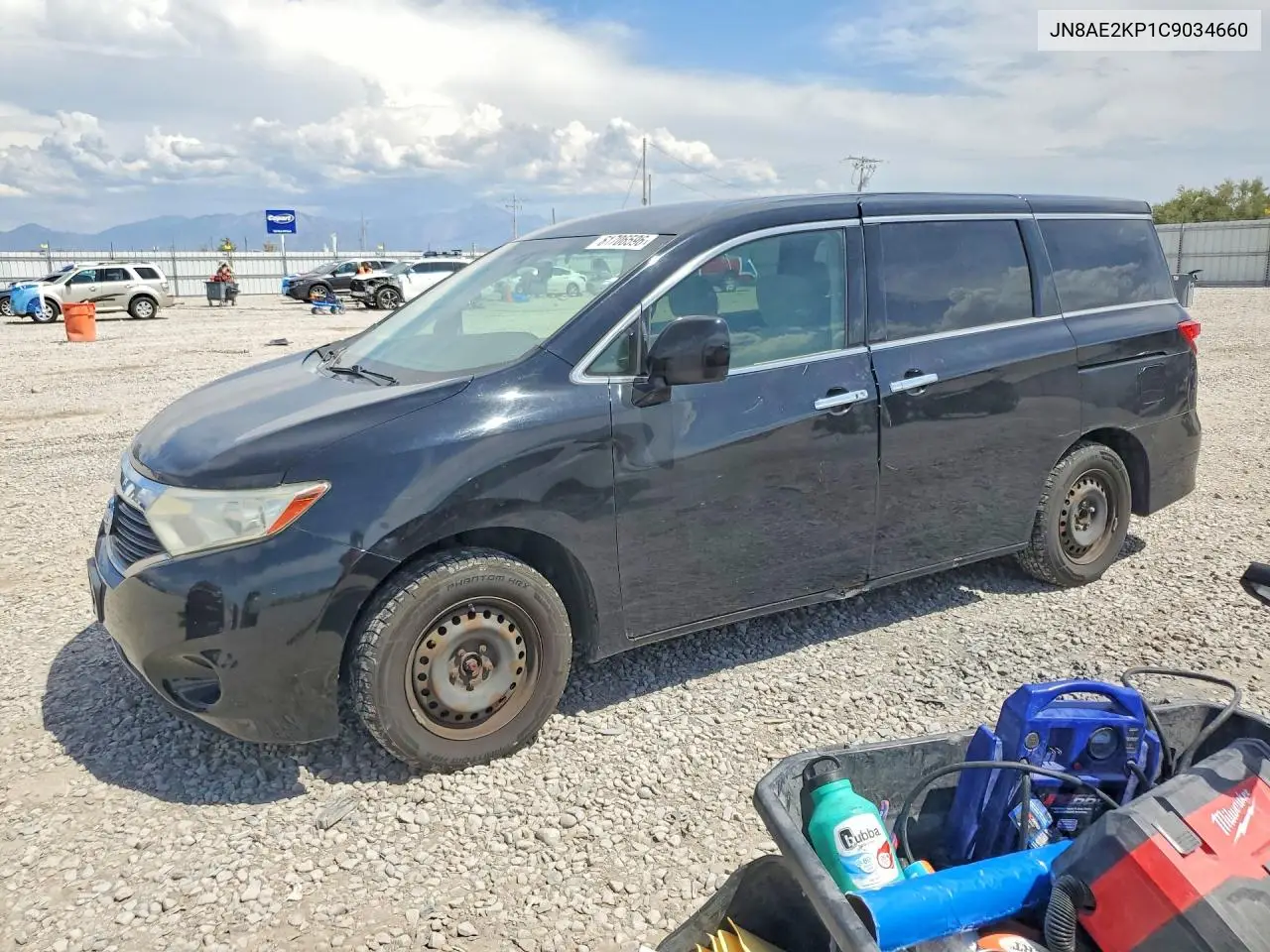 2012 Nissan Quest 3.5 S VIN: JN8AE2KP1C9034660 Lot: 61706596
