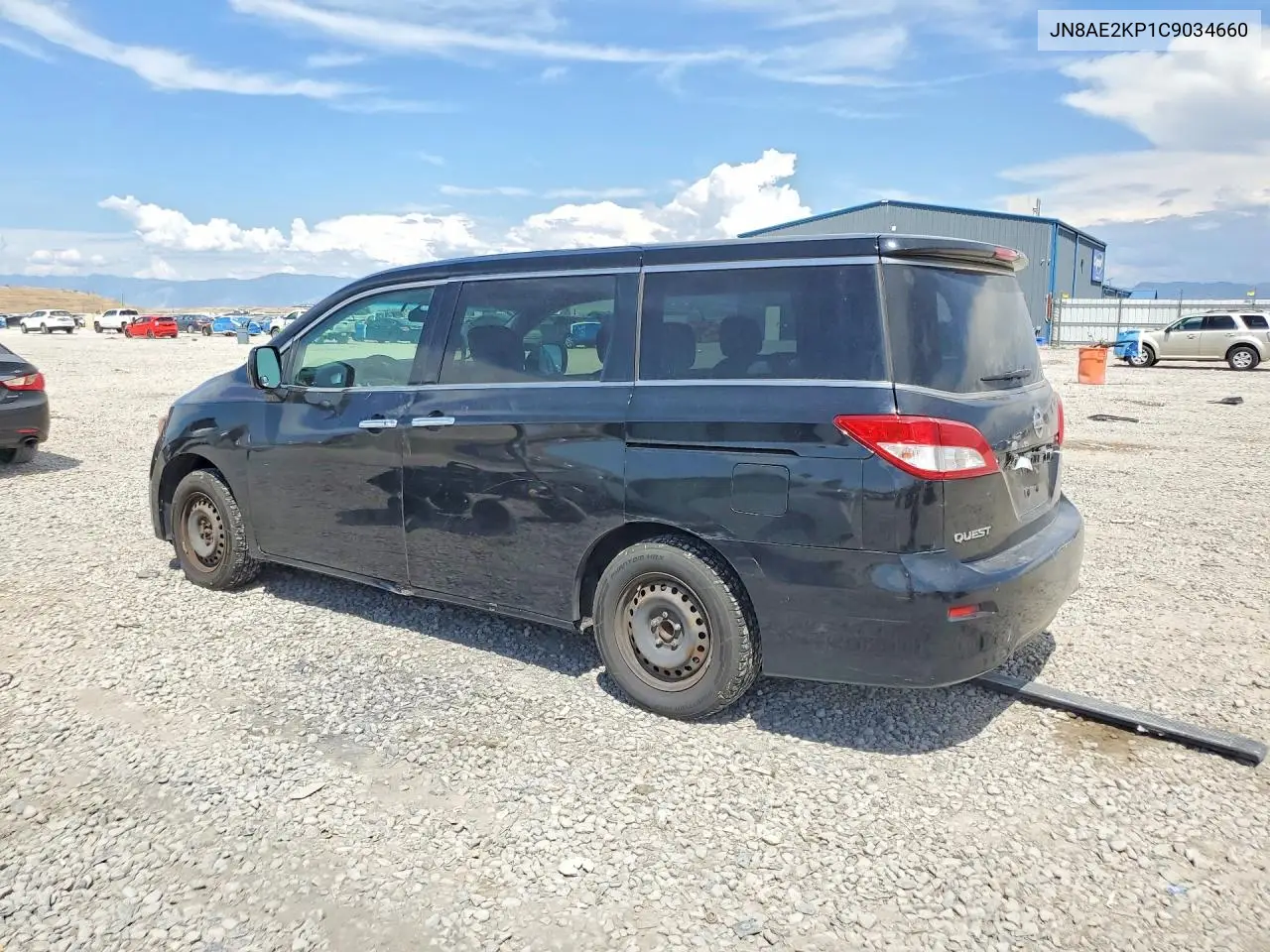 2012 Nissan Quest 3.5 S VIN: JN8AE2KP1C9034660 Lot: 61706596