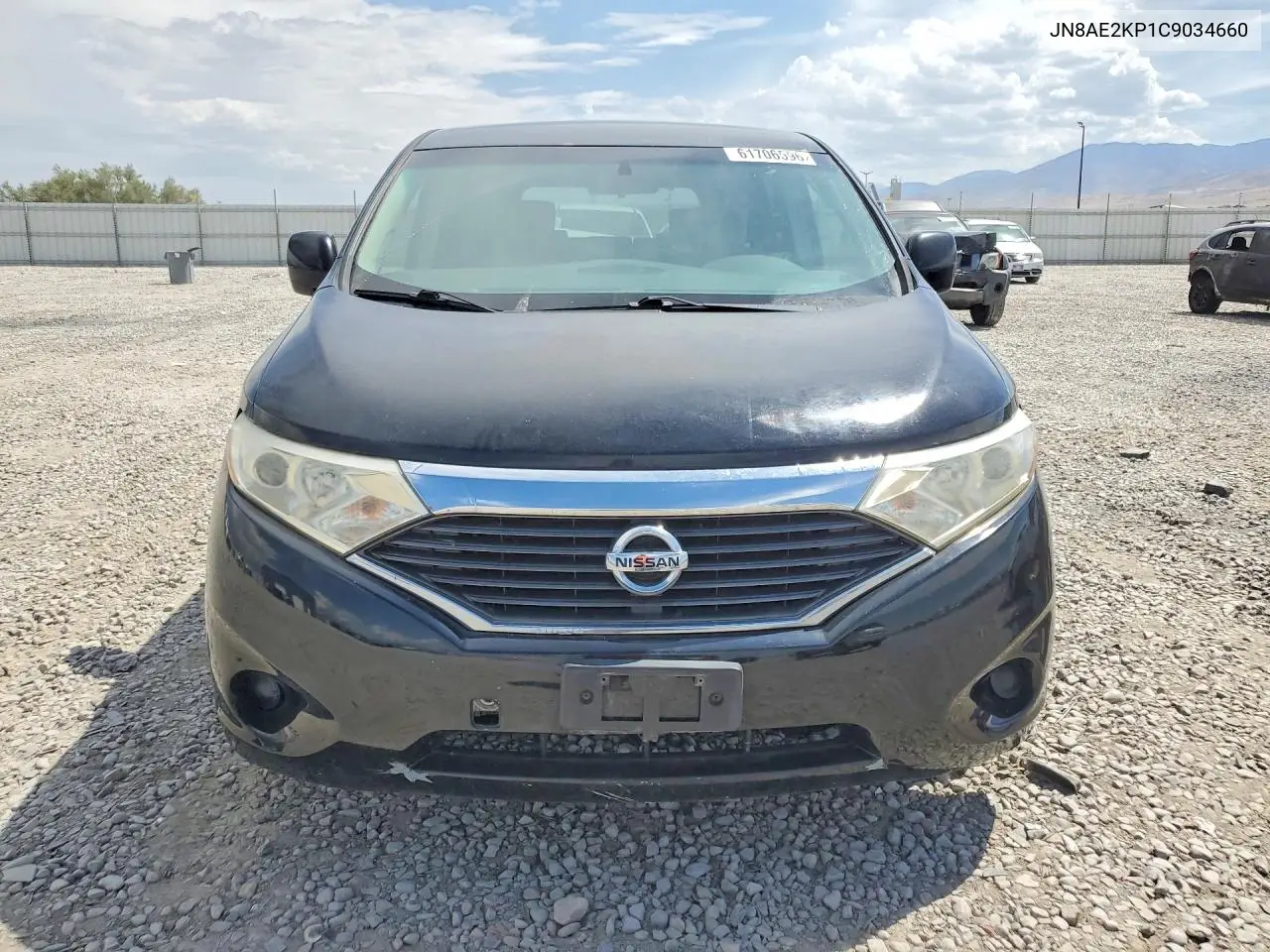 2012 Nissan Quest 3.5 S VIN: JN8AE2KP1C9034660 Lot: 61706596