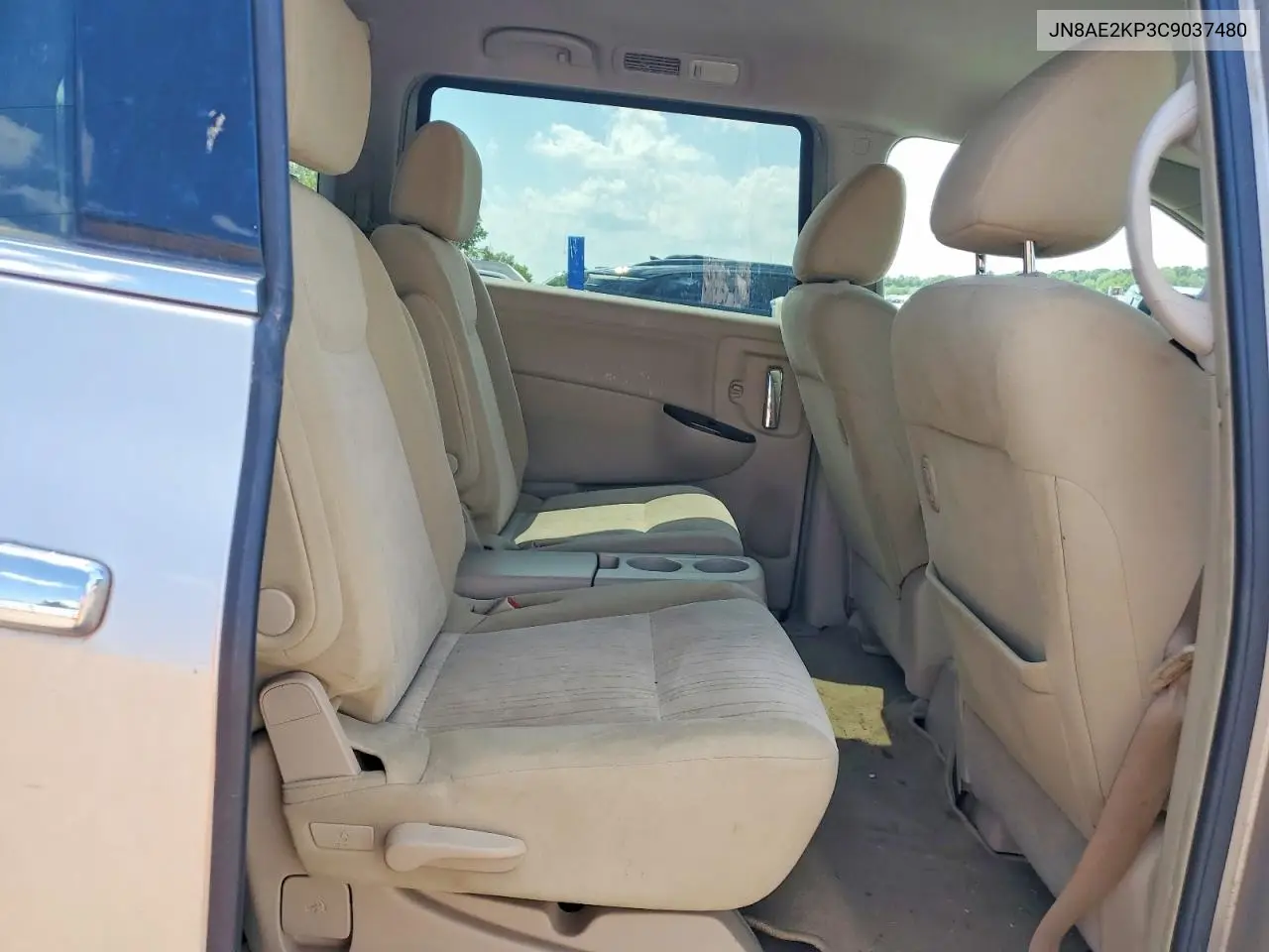 2012 Nissan Quest 3.5 S VIN: JN8AE2KP3C9037480 Lot: 85460585
