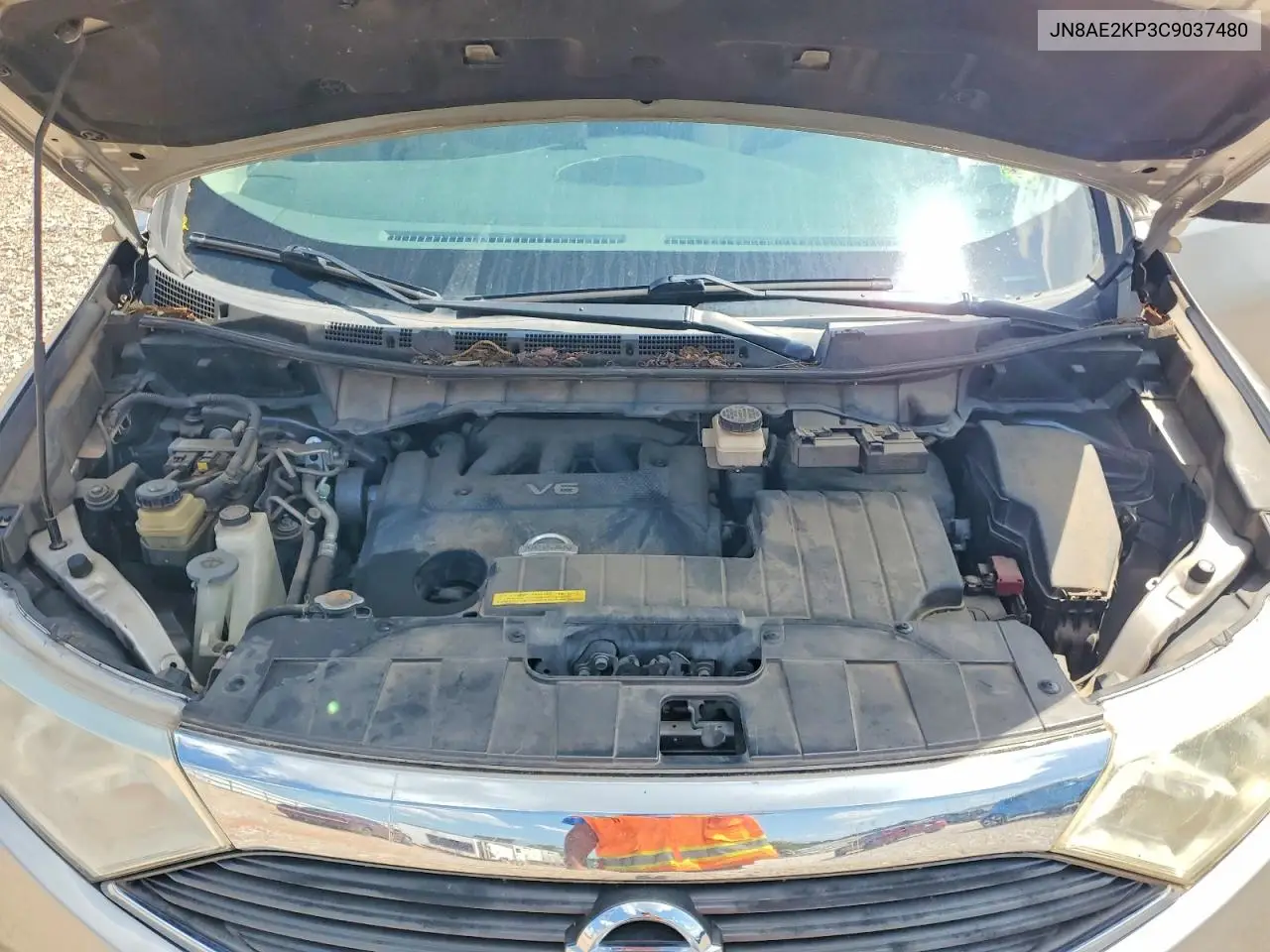 2012 Nissan Quest 3.5 S VIN: JN8AE2KP3C9037480 Lot: 85460585