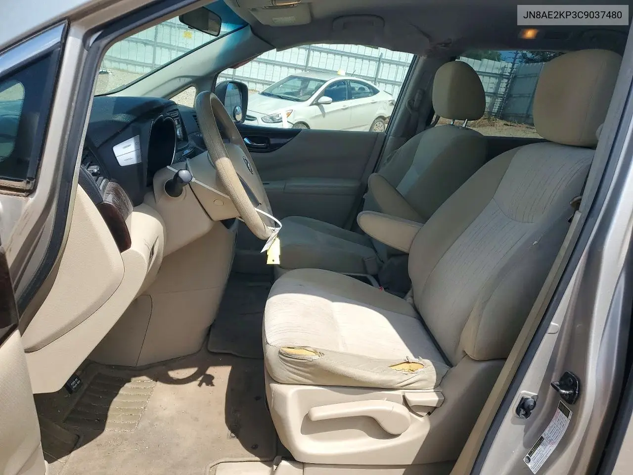 2012 Nissan Quest 3.5 S VIN: JN8AE2KP3C9037480 Lot: 85460585