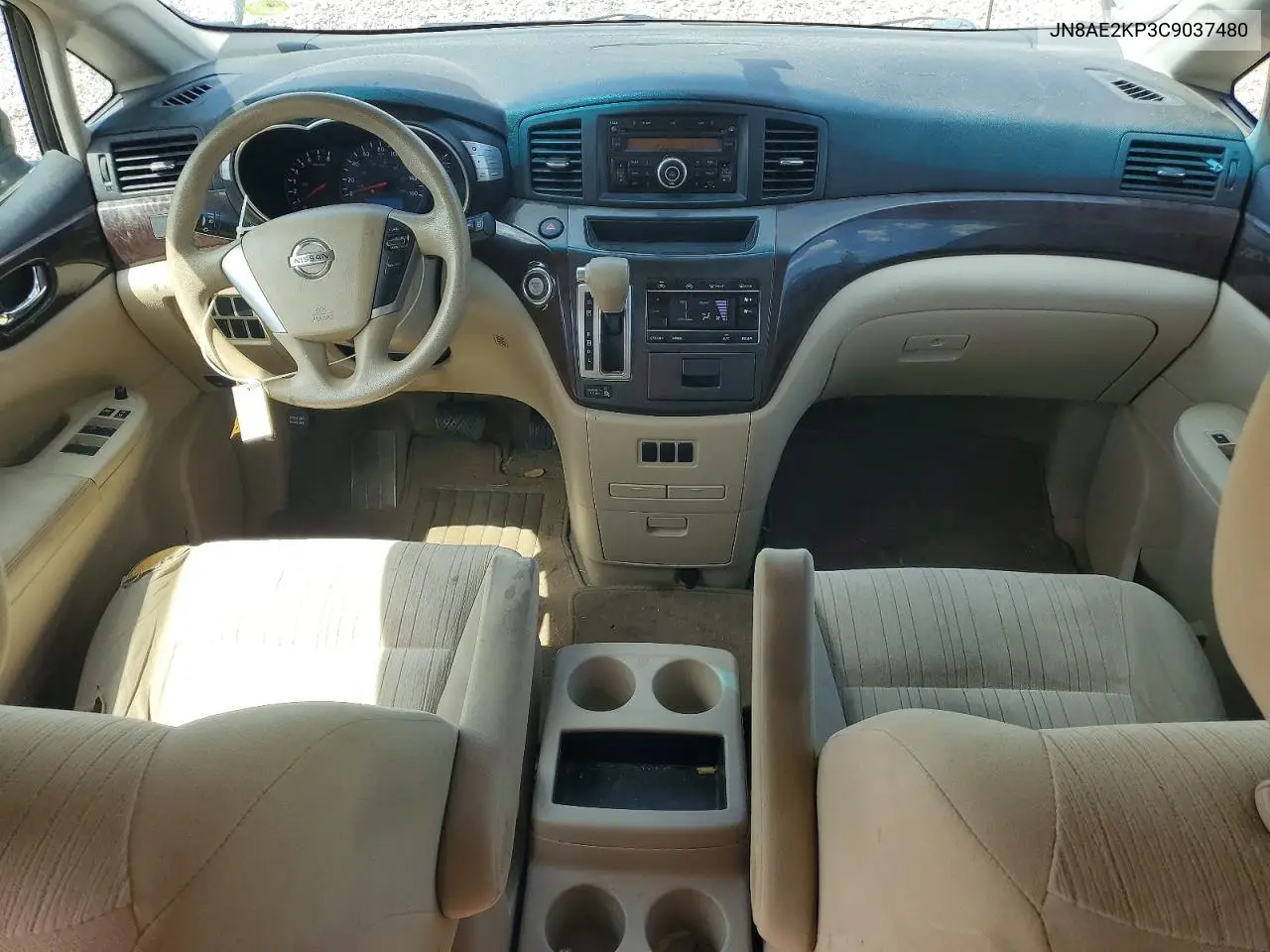 2012 Nissan Quest 3.5 S VIN: JN8AE2KP3C9037480 Lot: 85460585