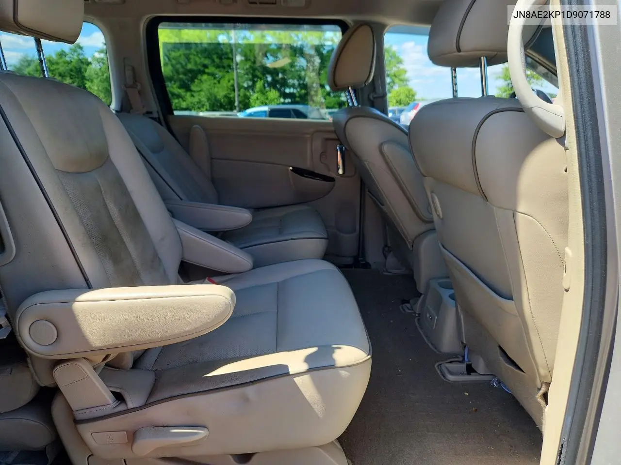 2013 Nissan Quest 3.5 S VIN: JN8AE2KP1D9071788 Lot: 58602726
