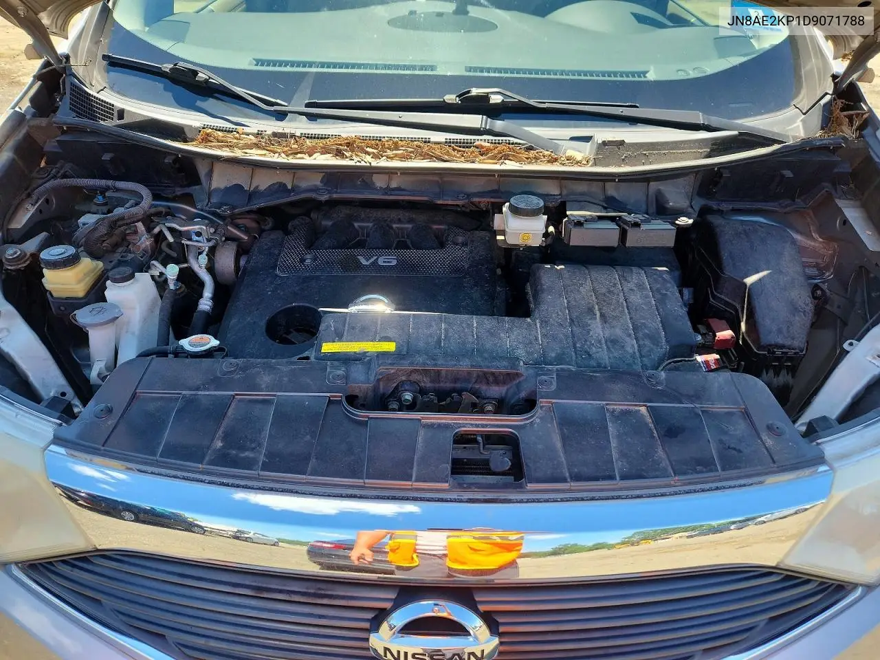 2013 Nissan Quest 3.5 S VIN: JN8AE2KP1D9071788 Lot: 58602726