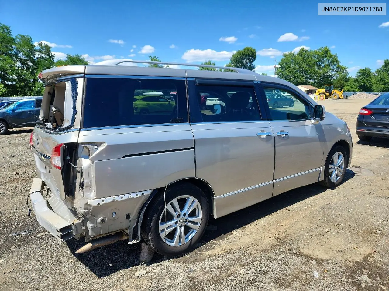 2013 Nissan Quest 3.5 S VIN: JN8AE2KP1D9071788 Lot: 58602726