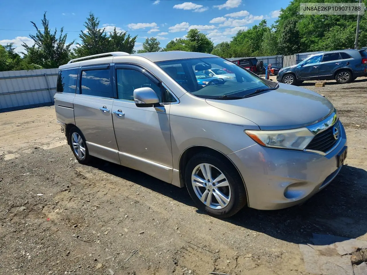 2013 Nissan Quest 3.5 S VIN: JN8AE2KP1D9071788 Lot: 58602726