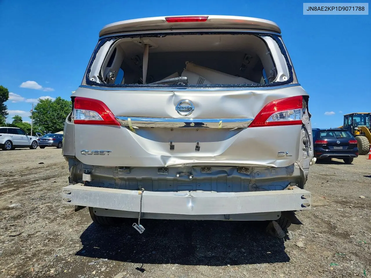 2013 Nissan Quest 3.5 S VIN: JN8AE2KP1D9071788 Lot: 58602726