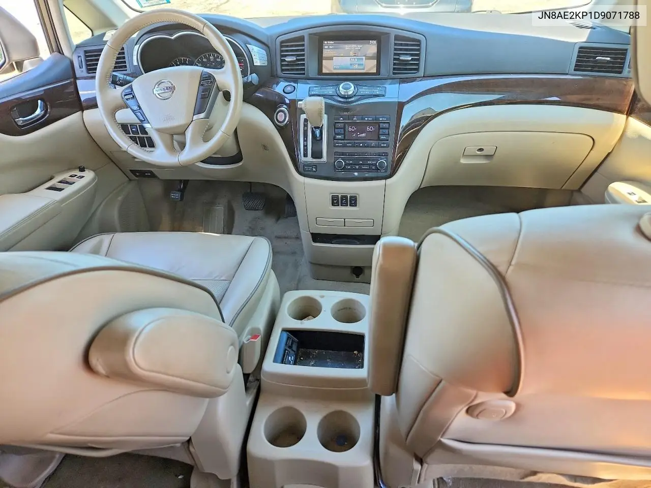 2013 Nissan Quest 3.5 S VIN: JN8AE2KP1D9071788 Lot: 58602726
