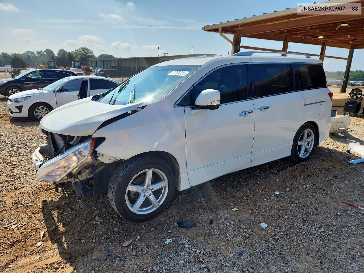 2013 Nissan Quest 3.5 S VIN: JN8AE2KPXD9071188 Lot: 60120336