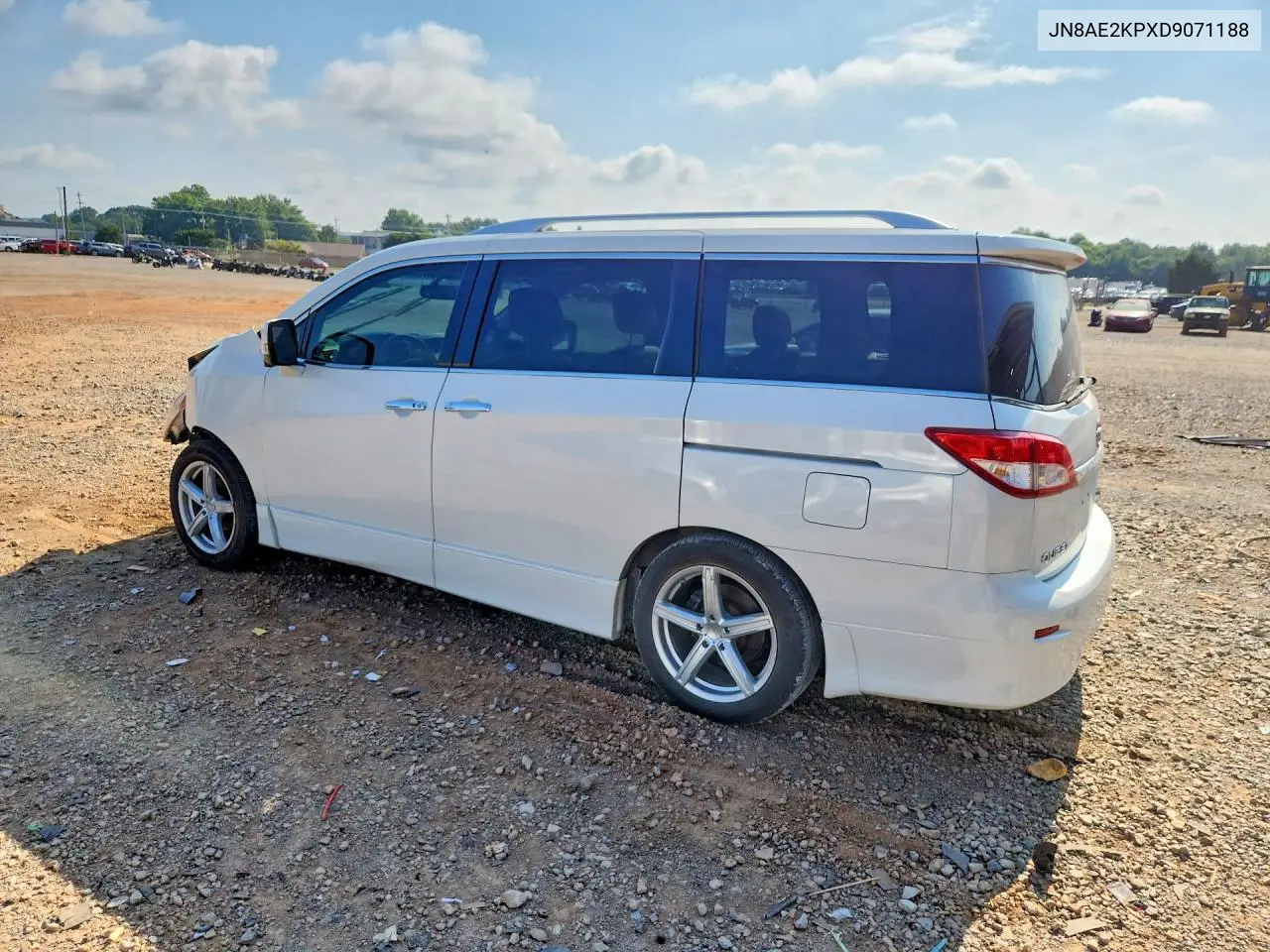 2013 Nissan Quest 3.5 S VIN: JN8AE2KPXD9071188 Lot: 60120336