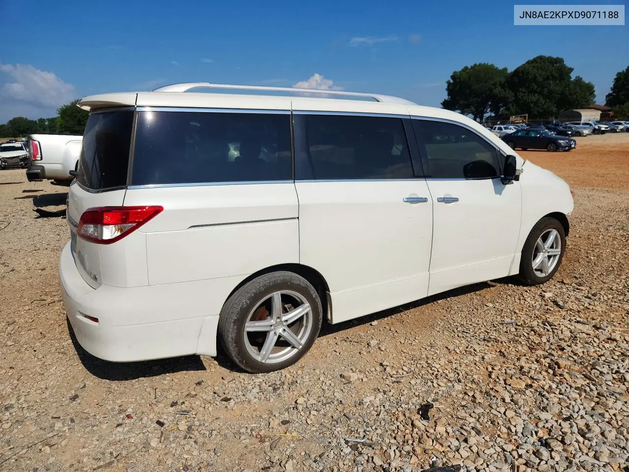 2013 Nissan Quest 3.5 S VIN: JN8AE2KPXD9071188 Lot: 60120336