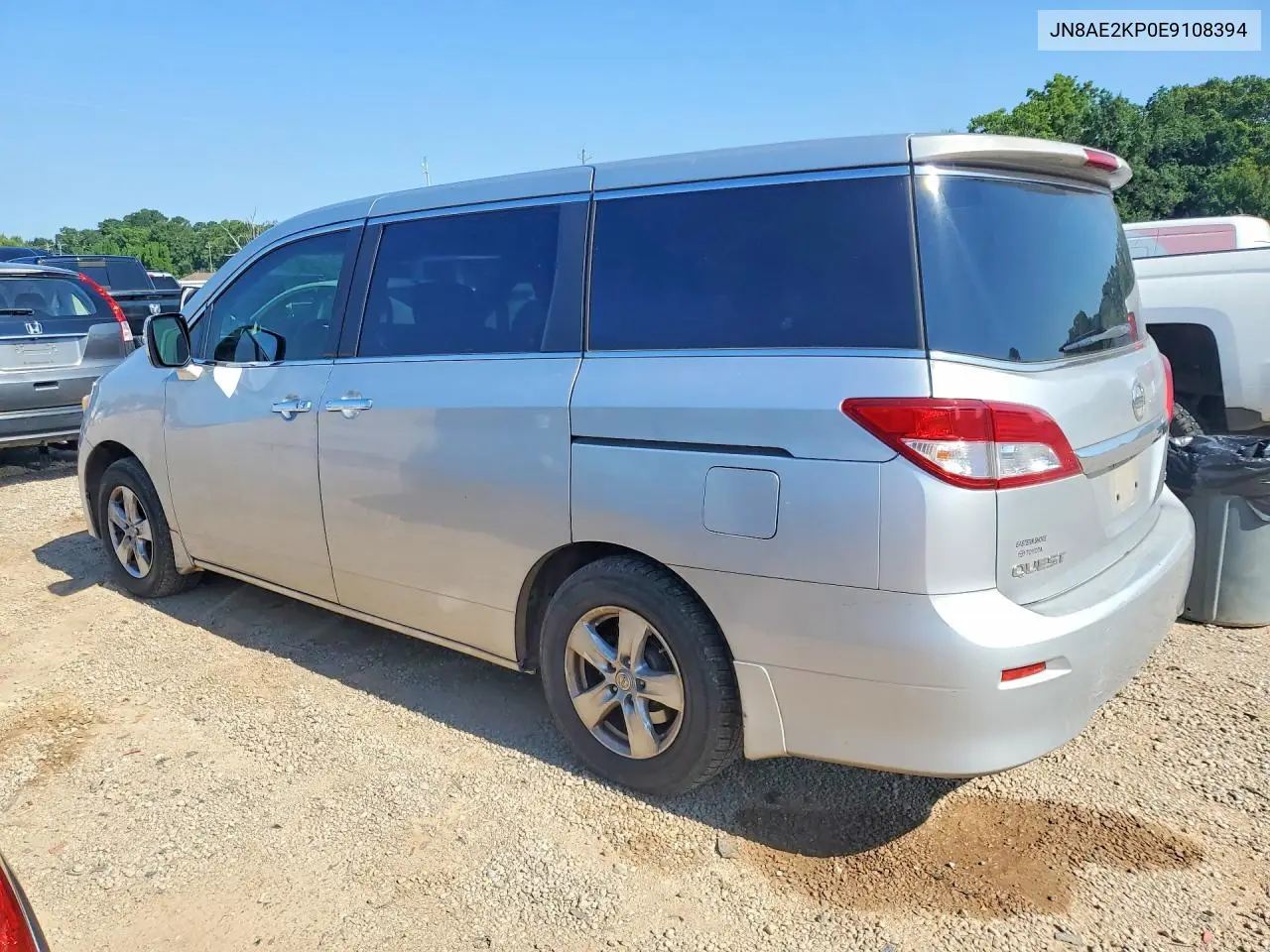 2014 Nissan Quest 3.5 Sv VIN: JN8AE2KP0E9108394 Lot: 54614646