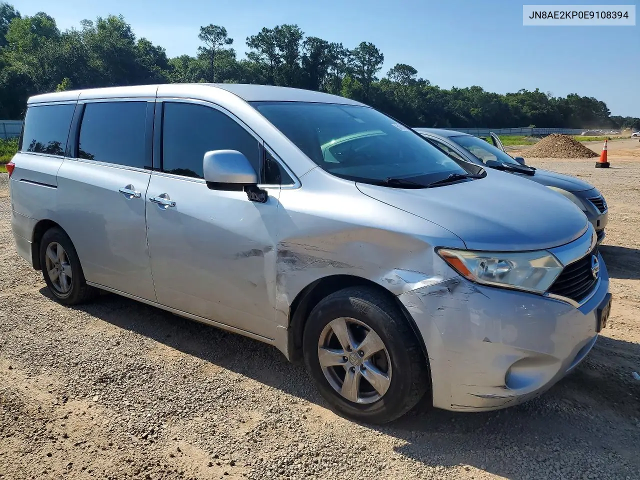 2014 Nissan Quest 3.5 Sv VIN: JN8AE2KP0E9108394 Lot: 54614646