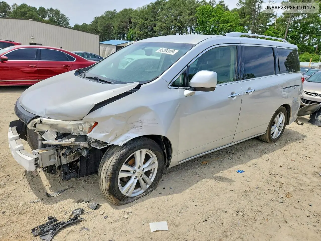 2014 Nissan Quest 3.5 S VIN: JN8AE2KP8E9101175 Lot: 55394966