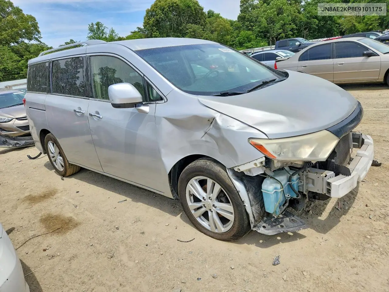 2014 Nissan Quest 3.5 S VIN: JN8AE2KP8E9101175 Lot: 55394966