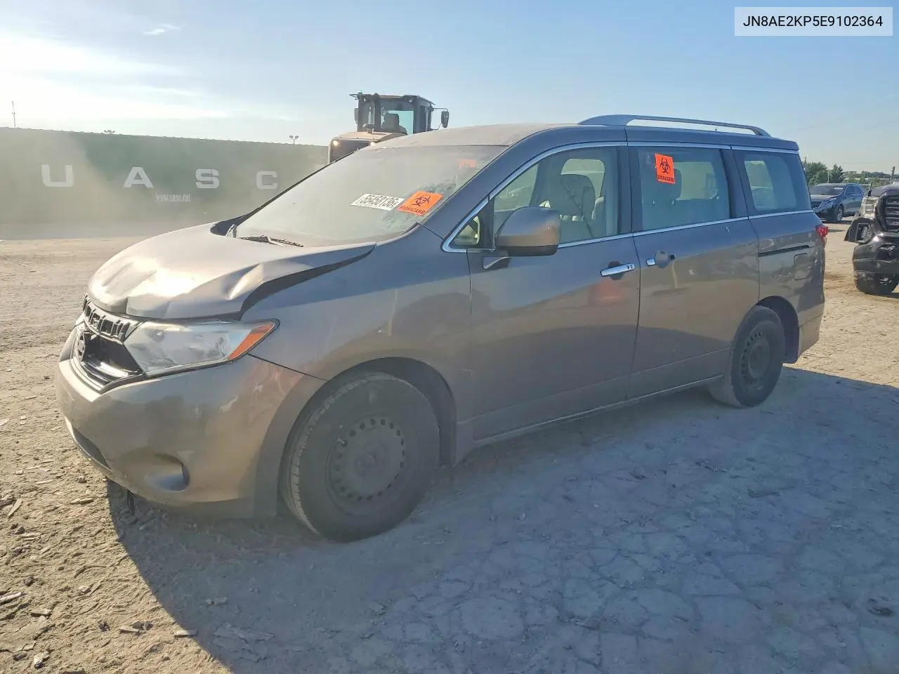 2014 Nissan Quest 3.5 S VIN: JN8AE2KP5E9102364 Lot: 55458136