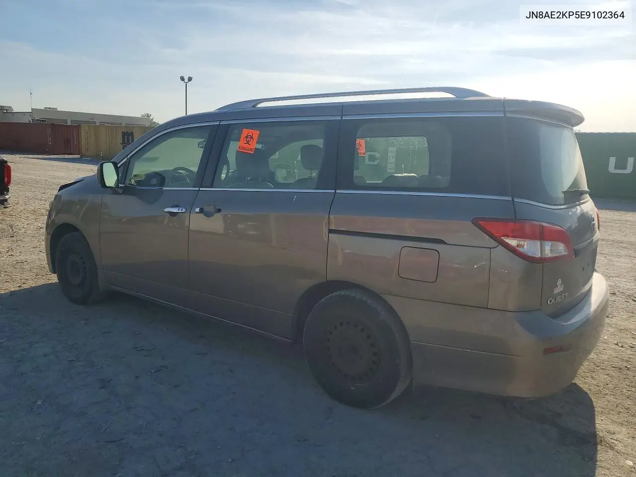 2014 Nissan Quest 3.5 S VIN: JN8AE2KP5E9102364 Lot: 55458136