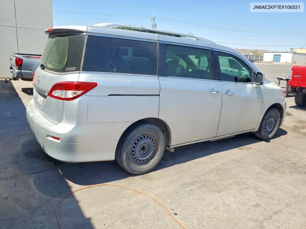 2014 Nissan Quest 3.5 S VIN: JN8AE2KP7E9106531 Lot: 55930486