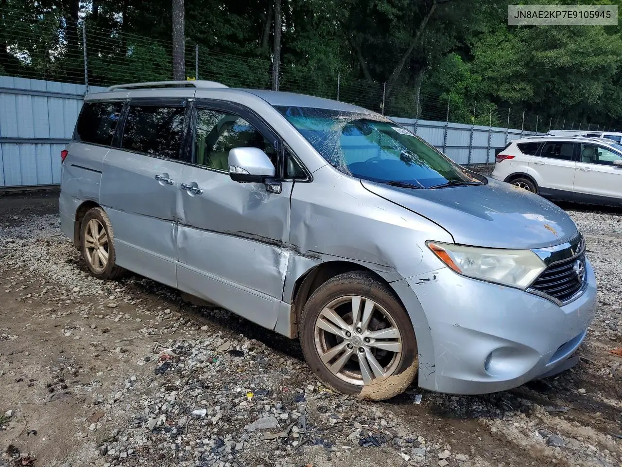 2014 Nissan Quest 3.5 Sl VIN: JN8AE2KP7E9105945 Lot: 60060986