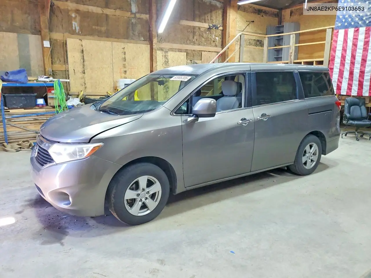 2014 Nissan Quest 3.5 Sv VIN: JN8AE2KP6E9103653 Lot: 60986306