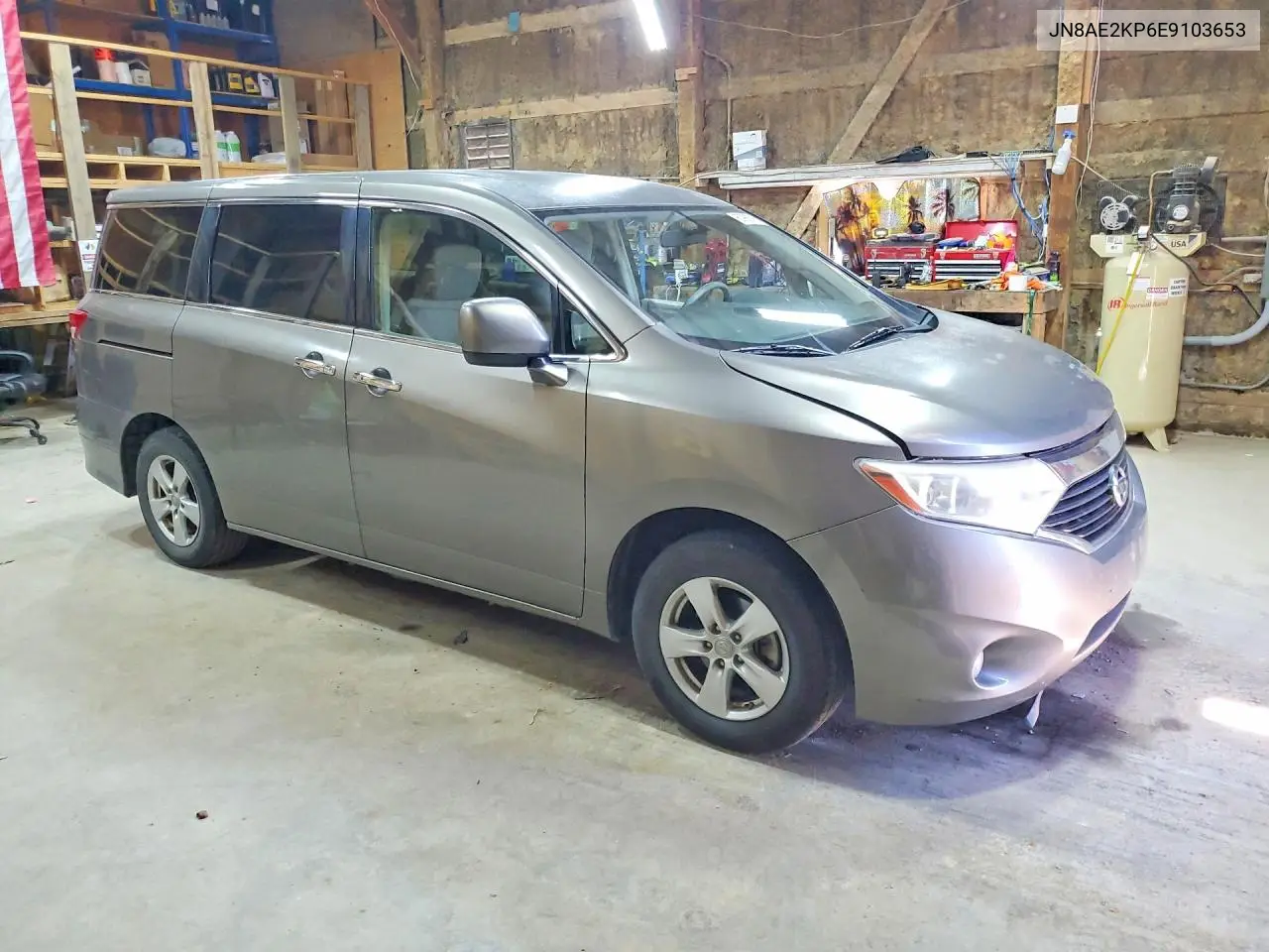 2014 Nissan Quest 3.5 Sv VIN: JN8AE2KP6E9103653 Lot: 60986306