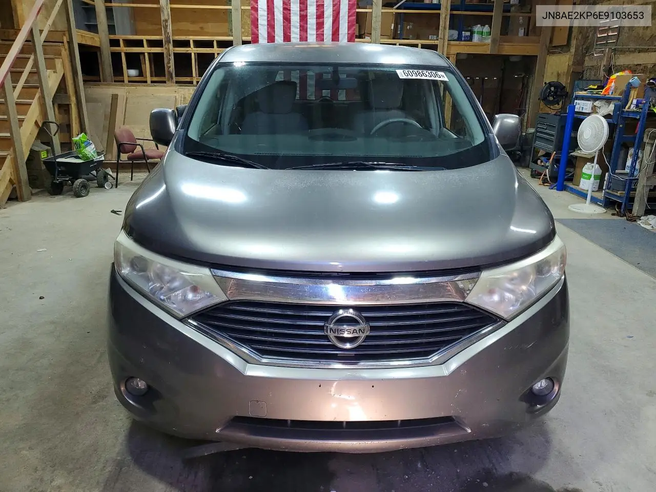2014 Nissan Quest 3.5 Sv VIN: JN8AE2KP6E9103653 Lot: 60986306