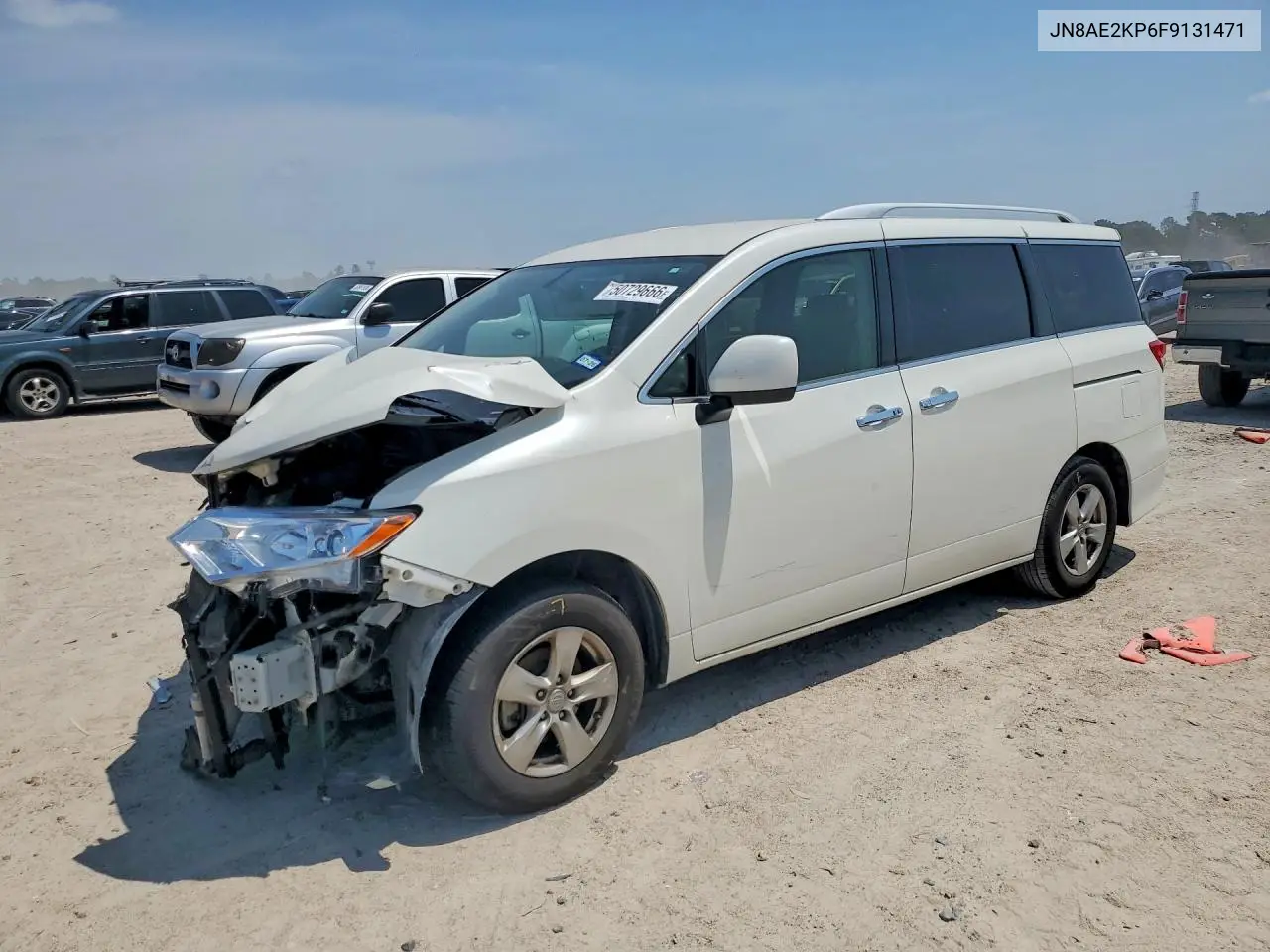 2015 Nissan Quest 3.5 Sv VIN: JN8AE2KP6F9131471 Lot: 50729666