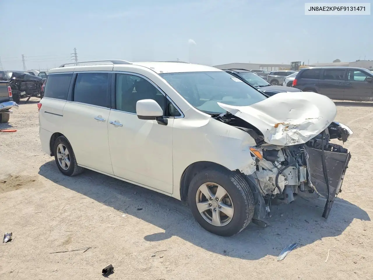 2015 Nissan Quest 3.5 Sv VIN: JN8AE2KP6F9131471 Lot: 50729666