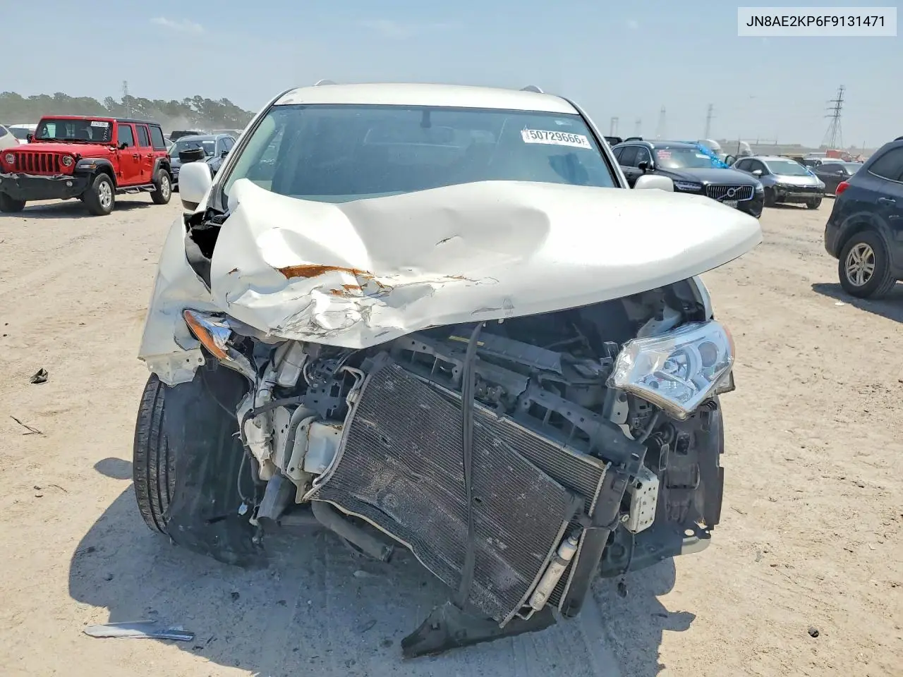 2015 Nissan Quest 3.5 Sv VIN: JN8AE2KP6F9131471 Lot: 50729666