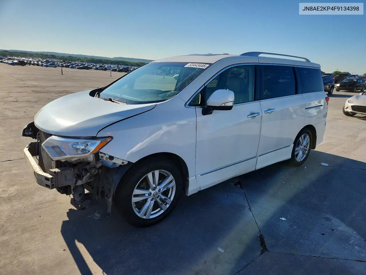 2015 Nissan Quest Sl VIN: JN8AE2KP4F9134398 Lot: 53443446