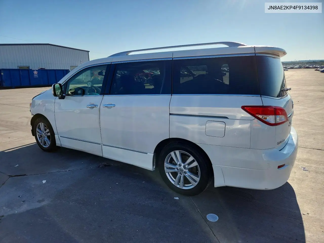2015 Nissan Quest Sl VIN: JN8AE2KP4F9134398 Lot: 53443446