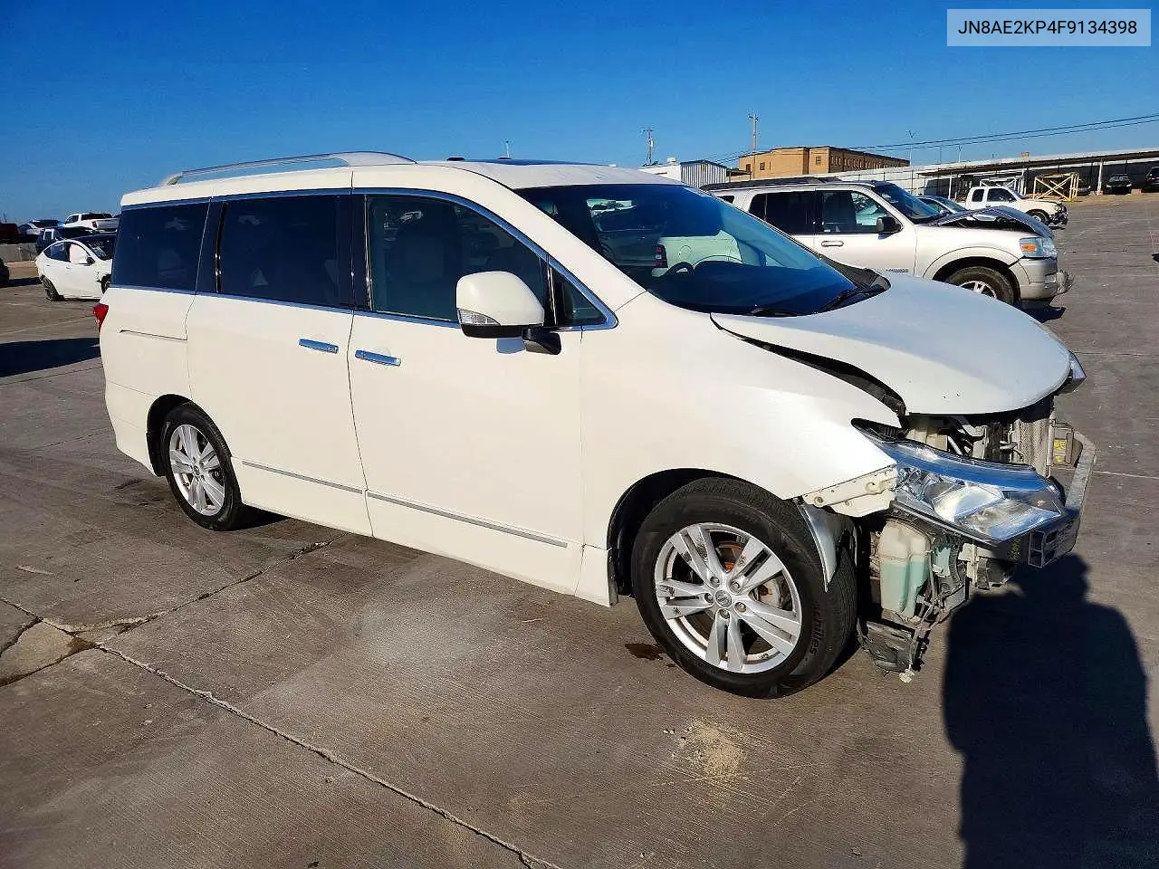 2015 Nissan Quest Sl VIN: JN8AE2KP4F9134398 Lot: 53443446