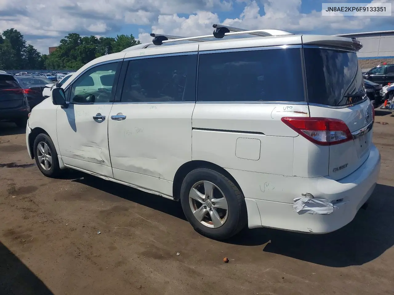 2015 Nissan Quest 3.5 Sv VIN: JN8AE2KP6F9133351 Lot: 56139566