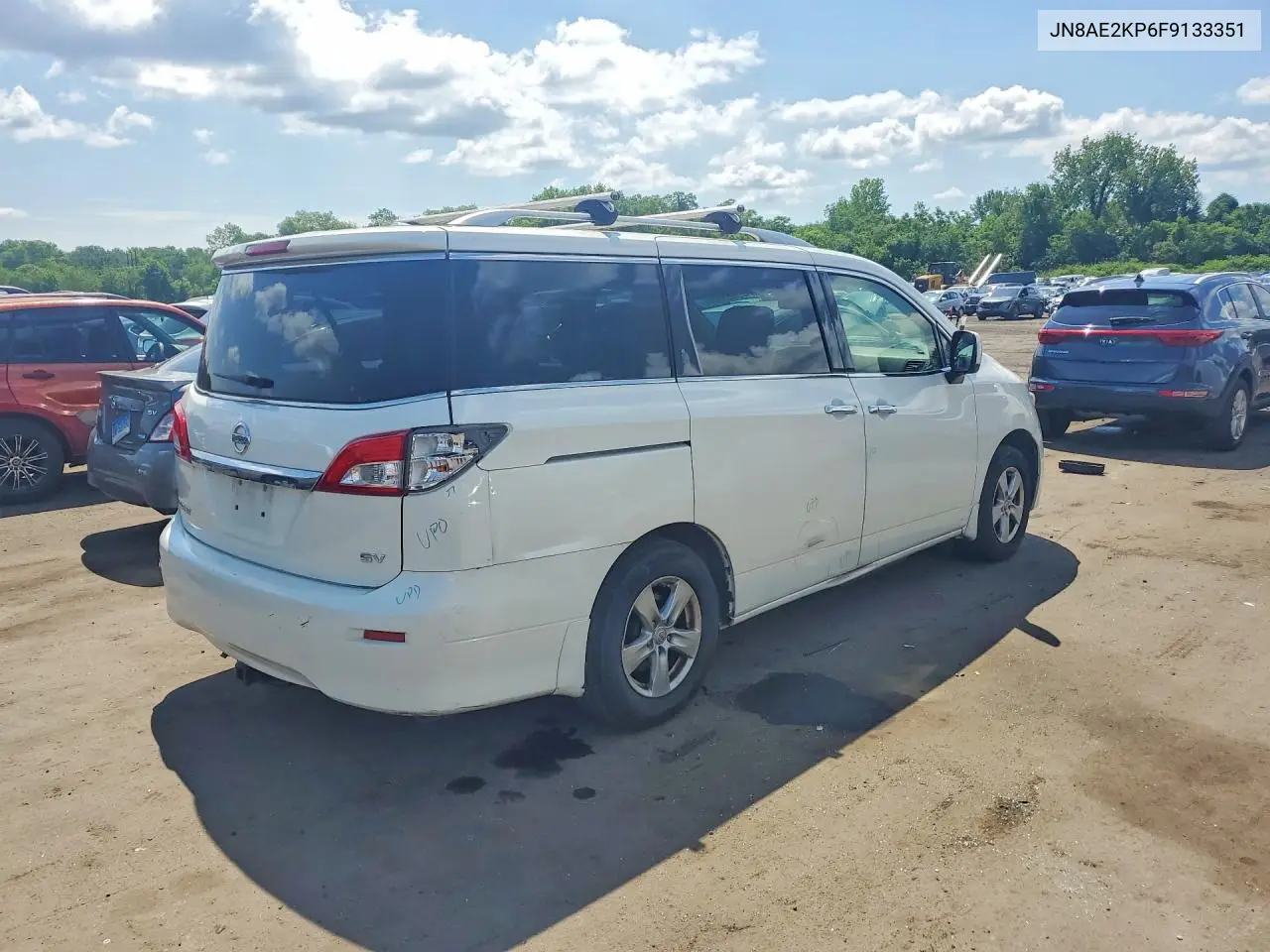 2015 Nissan Quest 3.5 Sv VIN: JN8AE2KP6F9133351 Lot: 56139566