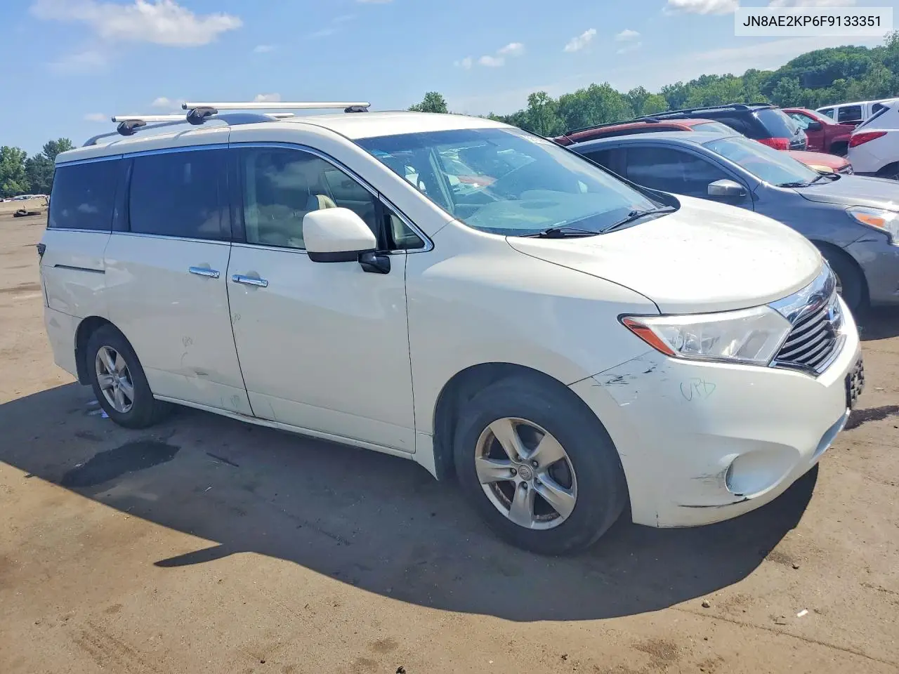 2015 Nissan Quest 3.5 Sv VIN: JN8AE2KP6F9133351 Lot: 56139566