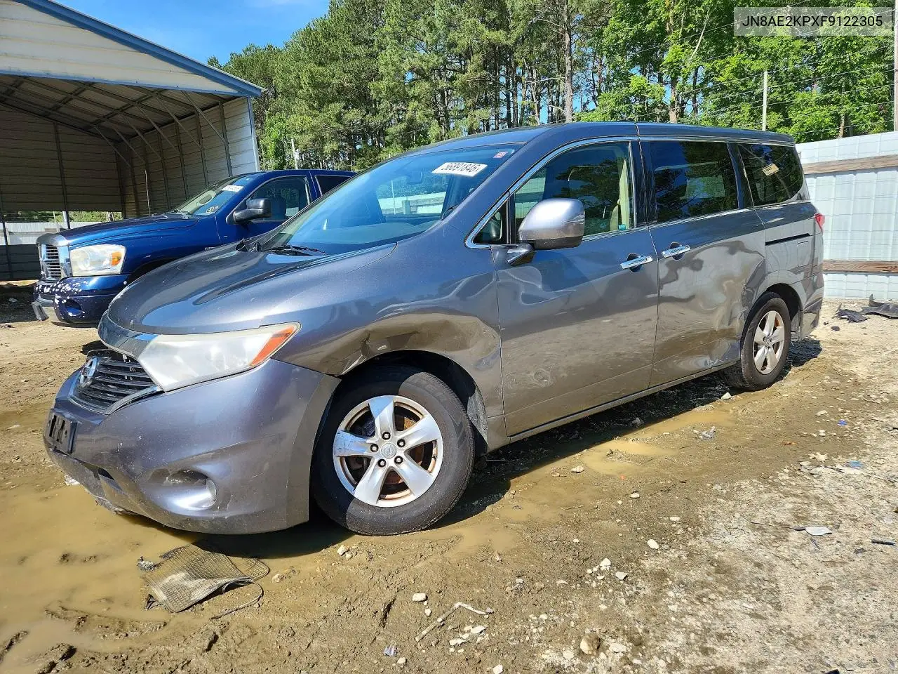 2015 Nissan Quest 3.5 Sv VIN: JN8AE2KPXF9122305 Lot: 56891846
