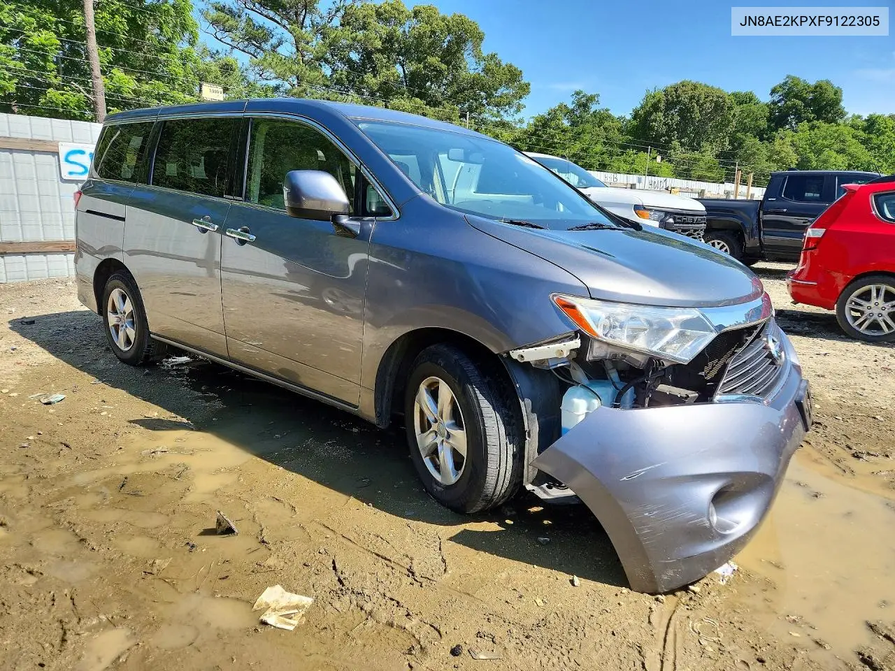 2015 Nissan Quest 3.5 Sv VIN: JN8AE2KPXF9122305 Lot: 56891846